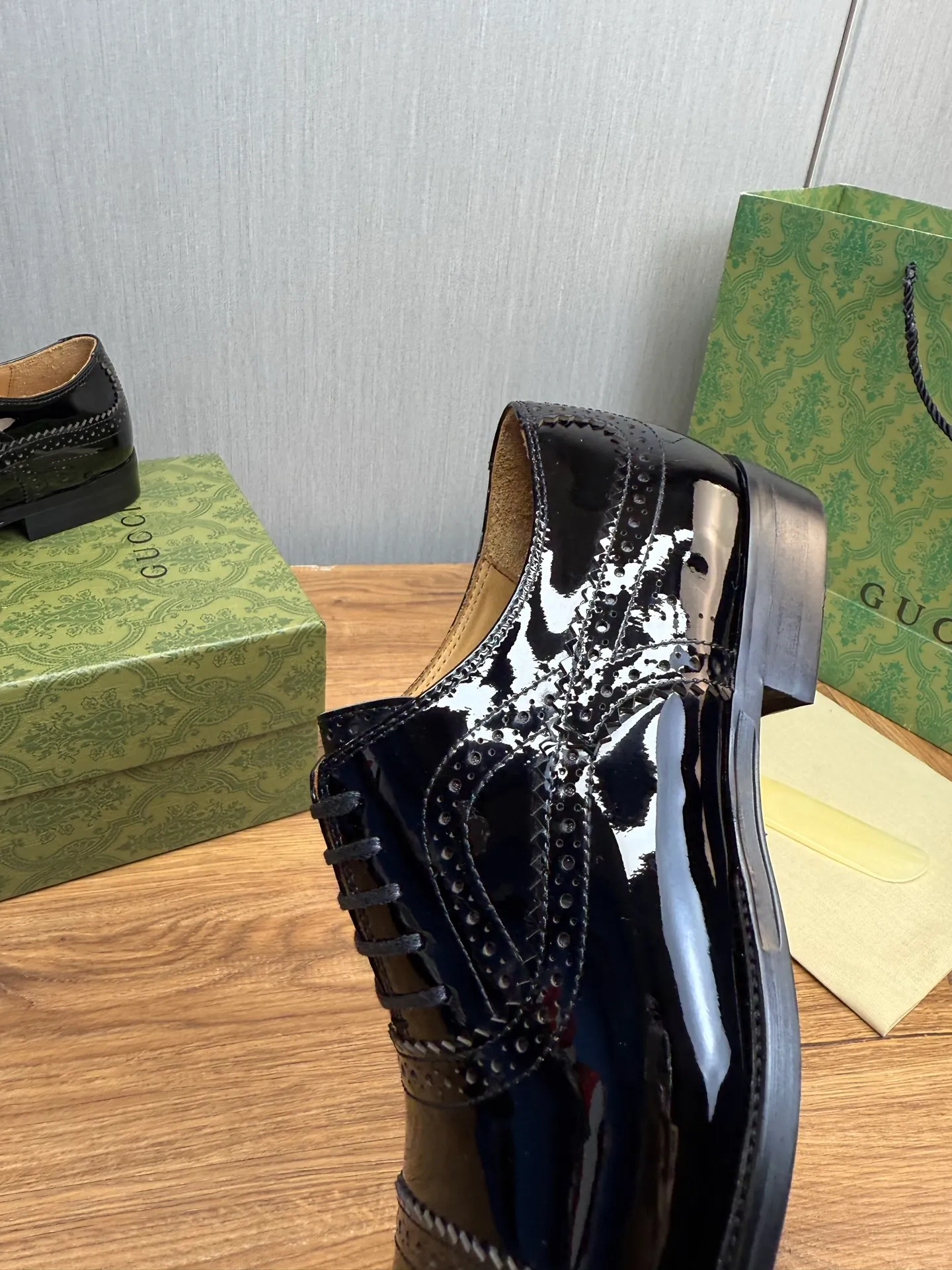 Men's shoes 💰680💰 GUCCI Gucci. Men's business casual leather shoes, all made of imported original brand leather, just to create a more comfortable wearing experience. Upper: original cowhide + imported cowhide lining, original non-slip and wear-resistant outsole ✔️36-45 (38.45 non-refundable)